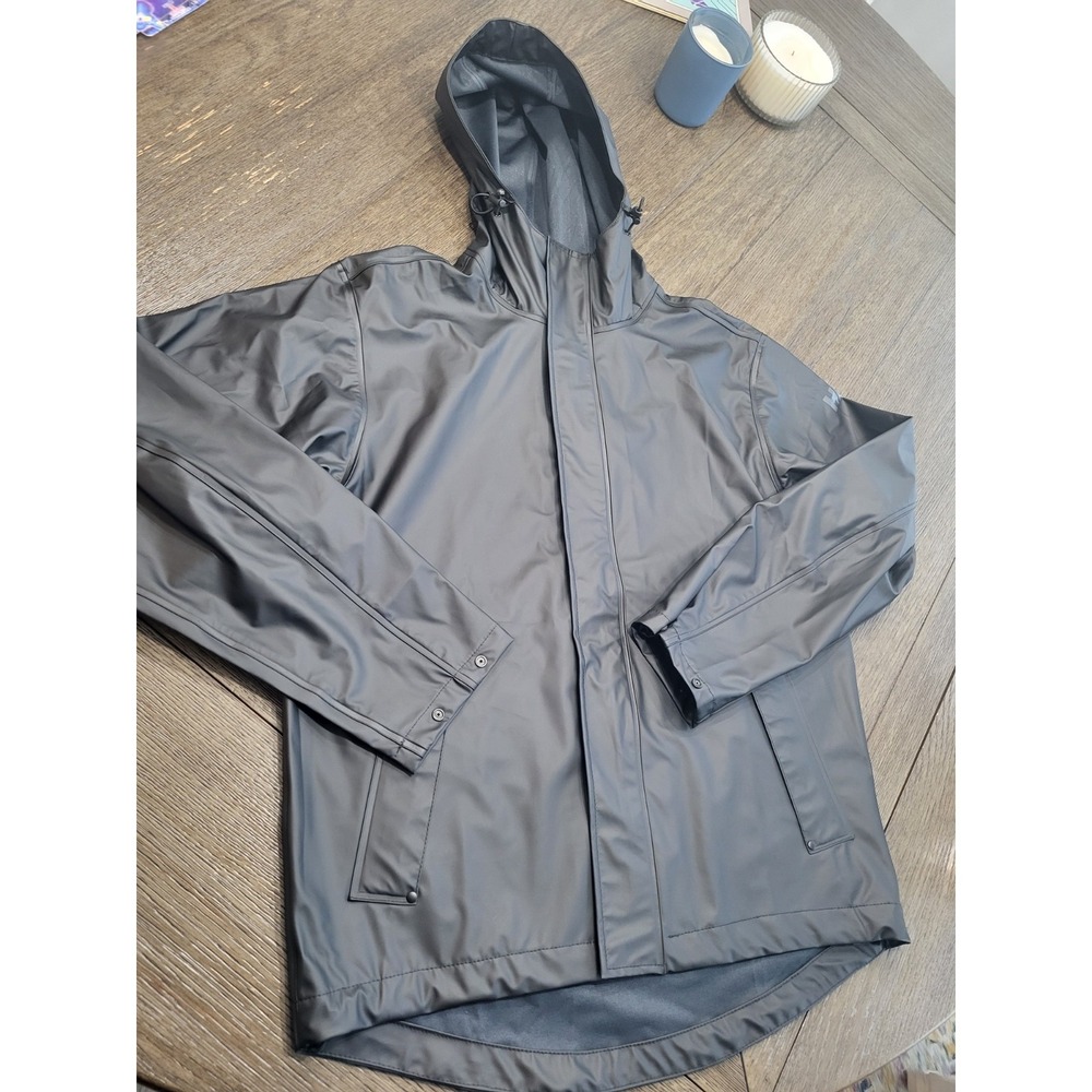 New Helly Hansen Womens Moss Rain Jacket Size Small/Petite $85 Black - Picture 2 of 11